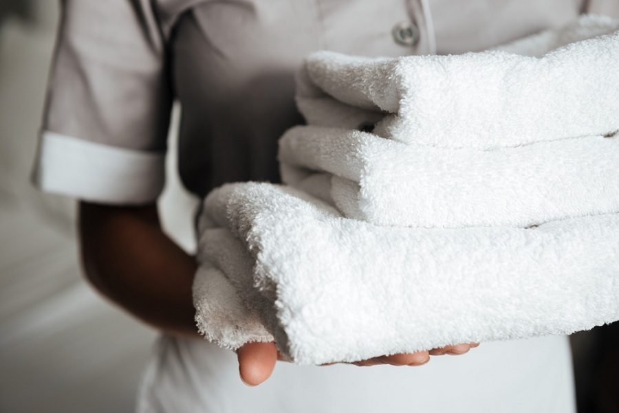 Szállodák, hotelek kiszolgálása: tiszta textilek minden nap!